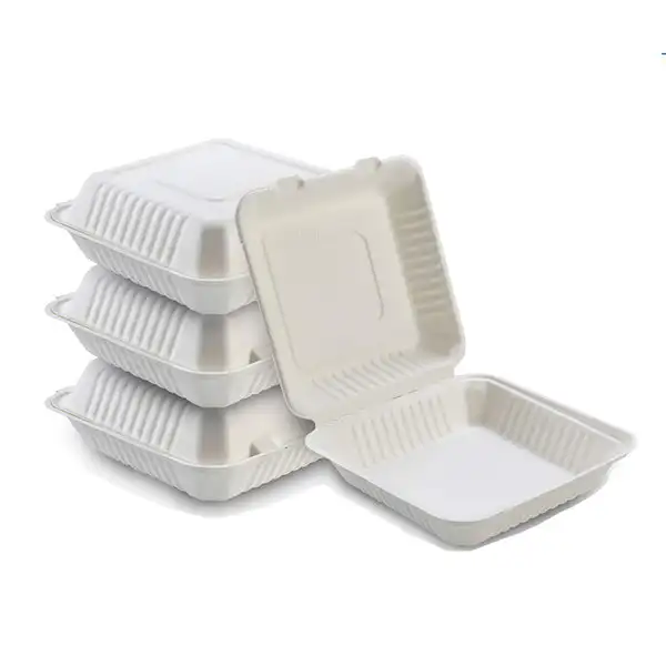 Hot Dog Hamburg Box Food Trays PLA Heat resisistant Biodegradable French Fries Fast Food Boat Tray