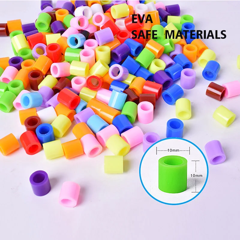 New Stock Arrival Diy Kids Ironing Beads Toys Educational Plastic 10mm Hama Fused Beads