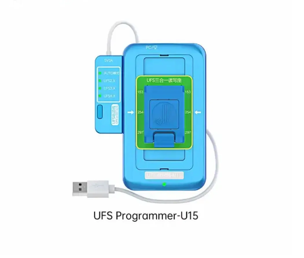 JCID JC UFS Programmer-U15 Kits For Android Automatic Adaptation UFS2.X 3.X 4.X Nand Flash Read Write Expansion Repair Tools Kit