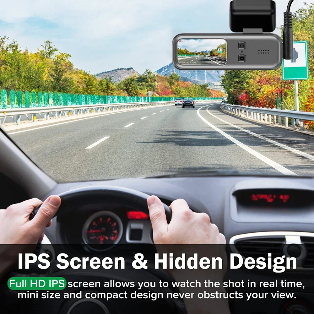 1.5 inch mini WiFi APP Control Dash Cam Car DVR Camera 2K HD Night Vision Car Camera G-sensor Video Recorder Parking monitoring