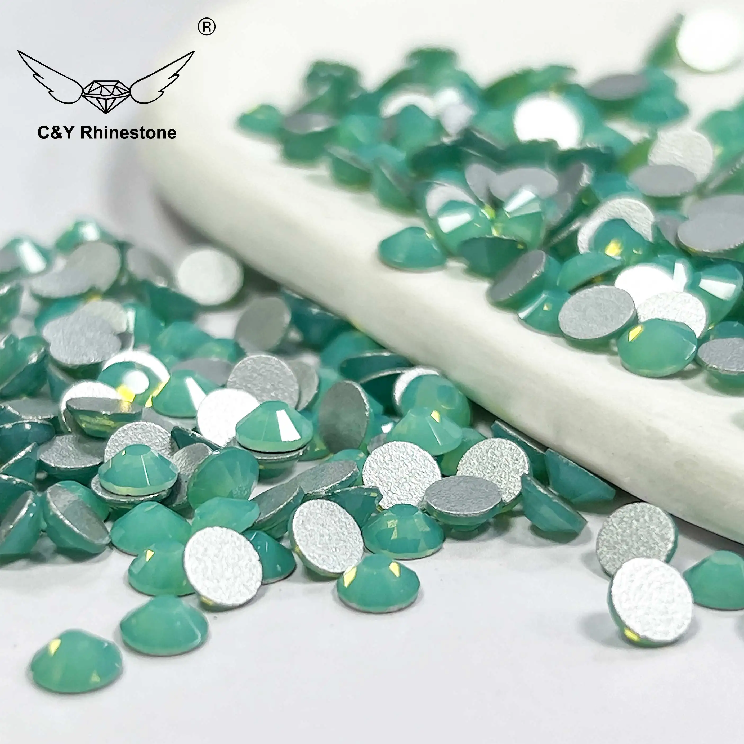 CY 035 No Hot Fix Crystal Opal Stones SS6 SS8 SS10 SS12 SS16 SS20 SS30 SS34 SS40 Rhinestones Bulk