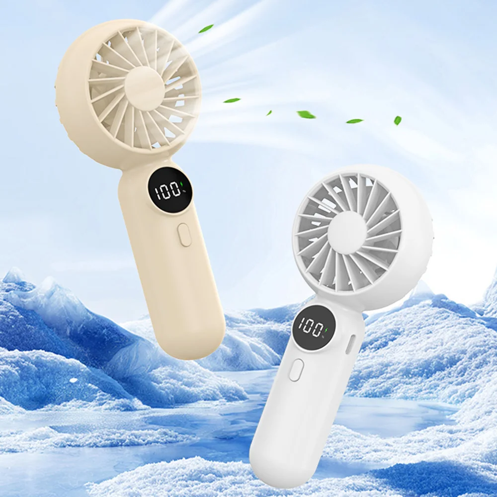 New Arrival Portable Mini Turbo Fan 1500mAh Rechargeable USB Charging Electric Handheld Fan Cheap Portable Mini Fan