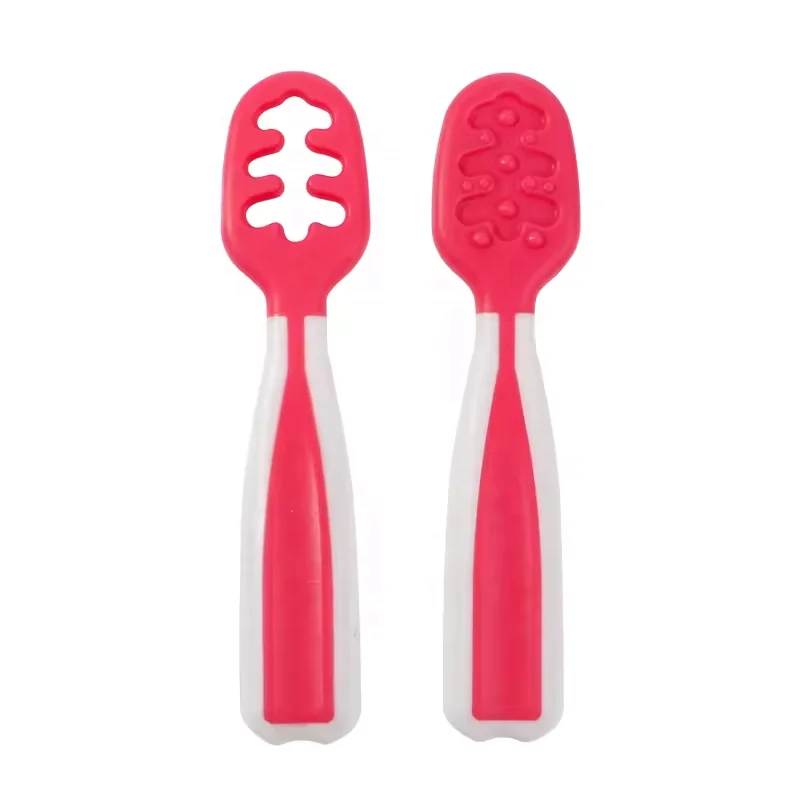 Food Grade Baby Spoon Feeder Training Baby Spoons BPA Free Stage 1 and Stage 2 Toddler Utensils