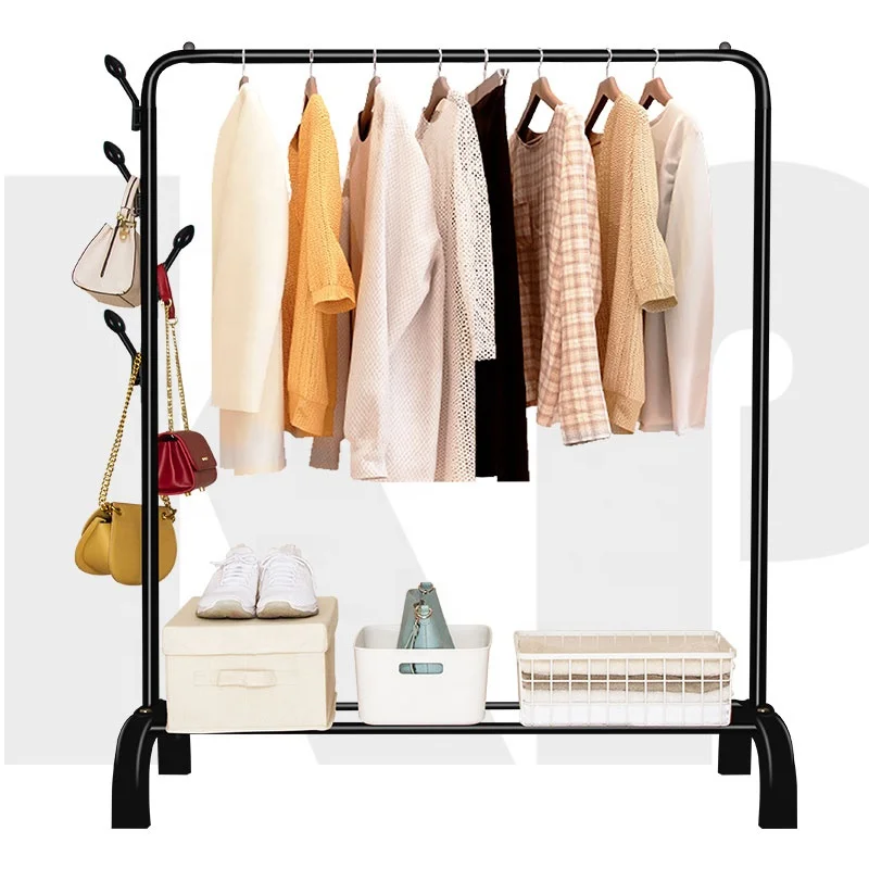 
Buy Black And White Gondola Clothing Racks For Clothes Coat Store Women Hanger Stand 