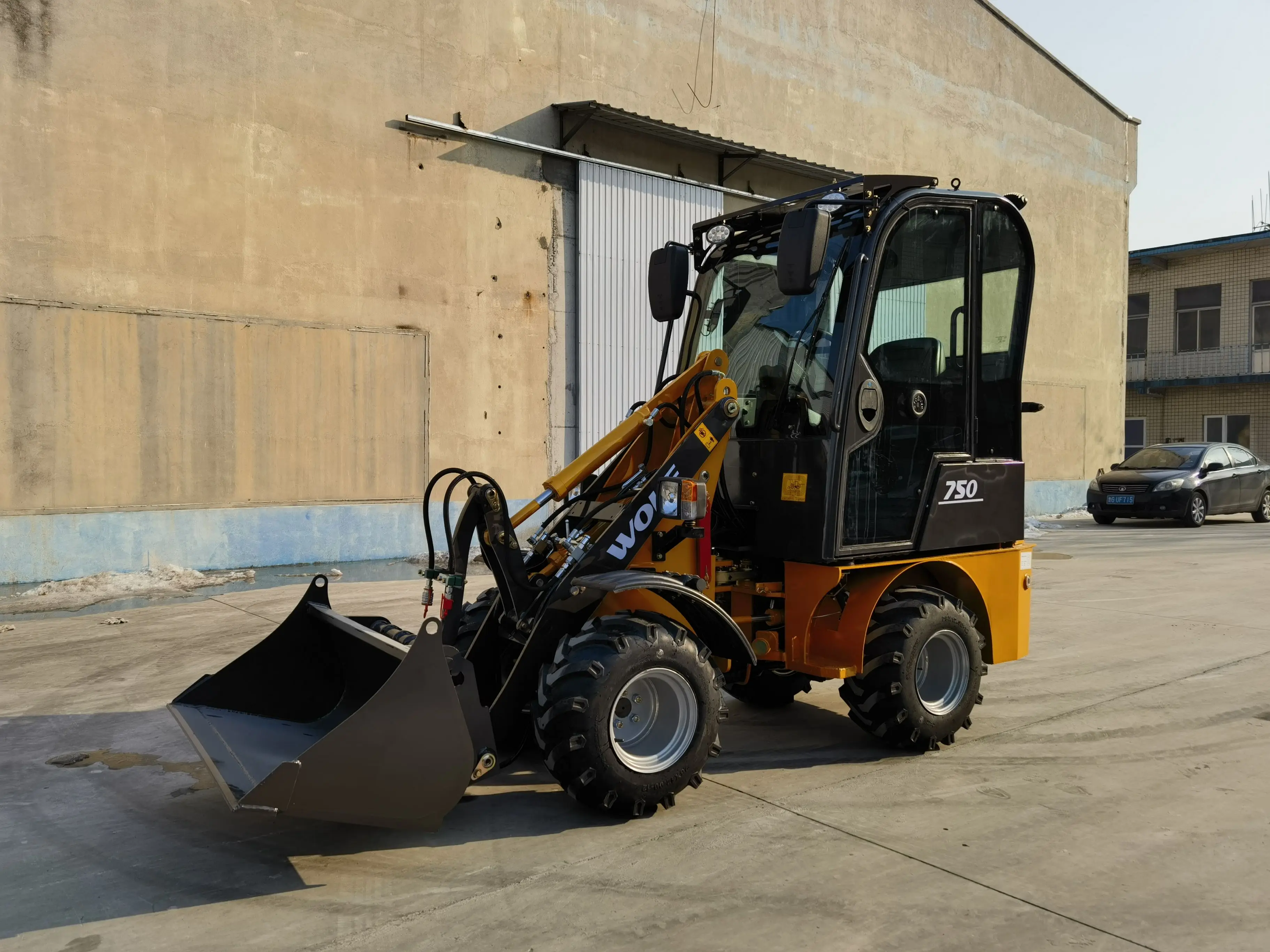 EPA Certified Smallest Front Mini Wheel Loaders with Shovel