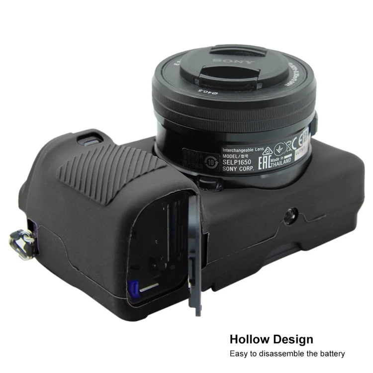 Для Sony ILCE-6300 / A6400 оригинальный PULUZ мягкий силиконовый защитный три цвета для