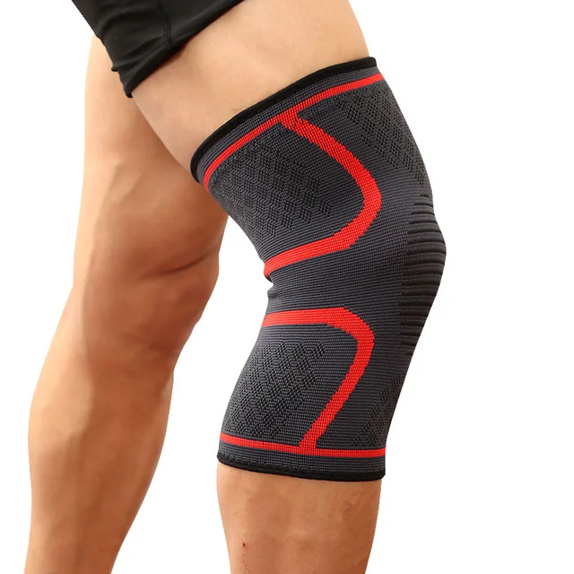 Knee Support Protect Fitness Running Cycling Braces Kneepad Elastic Nylon Sport Gym Knee Pad Warm Sleeve#HX-17