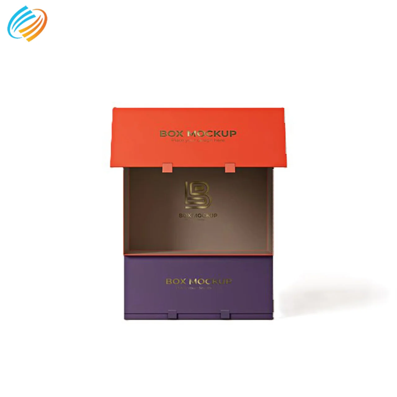 Eco Friendly Flip Heart Shape Drawer Paper Material Jewelry Handmade Packaging Box