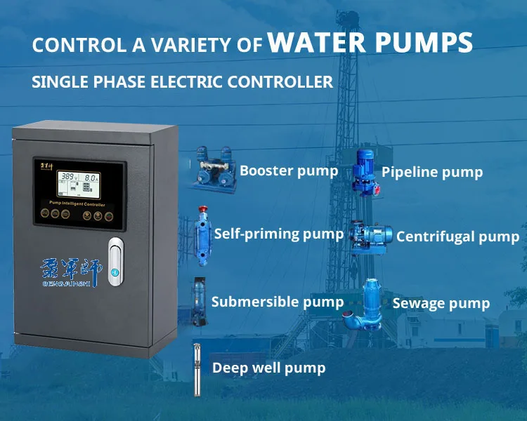 7.5KW/220V  High quality automatic water pump controller for Industrial Utilities