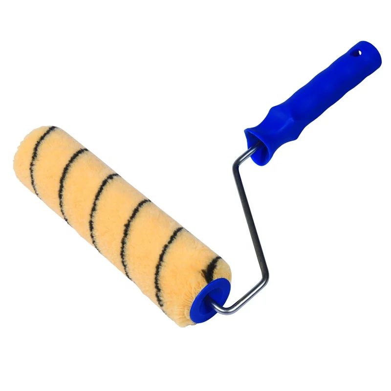 Good Price Black Stripe on Yellow Acrylic Paint Roller