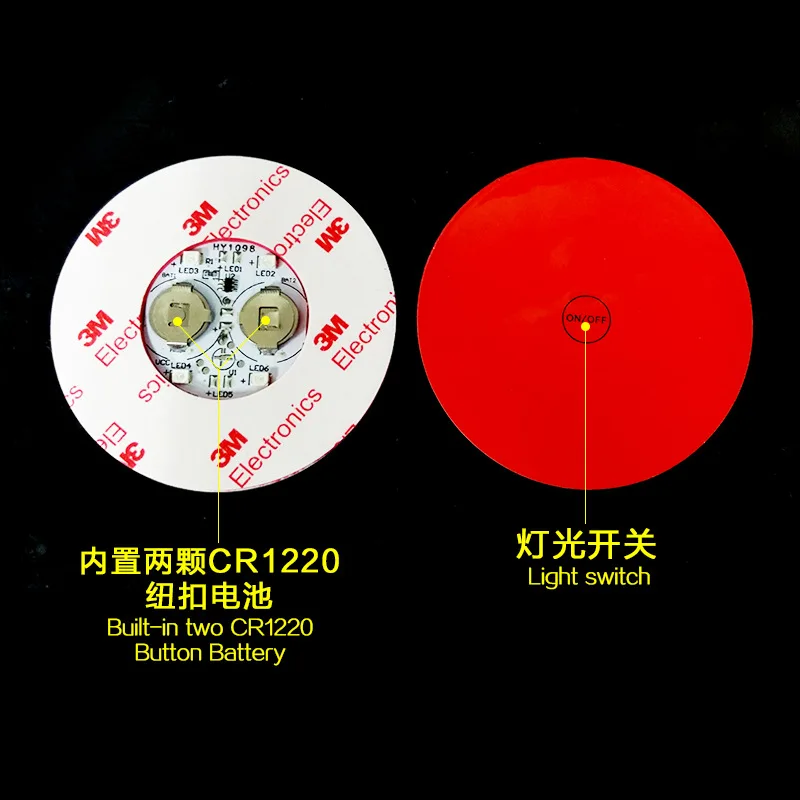 Custom Logo 3M Led Coaster EVA Light Up led bottle light base led sticker pad Flashing Beer Wine Bottle Sticker For cups bottle