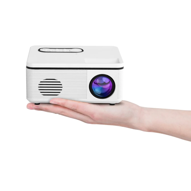Hot sale  projector mini portable mini entertainment led projector supports 1080p high definition gift machine Super mini
