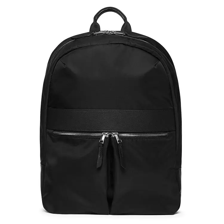 custom logo ultralight black simple high quality wholesale casual fashion custom nylon backpack