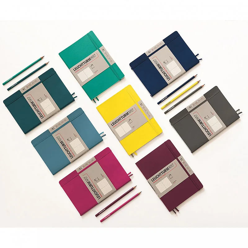 Authentic German Lighthouse Soft Leather Laptop Black Colored Classic Series Notebook