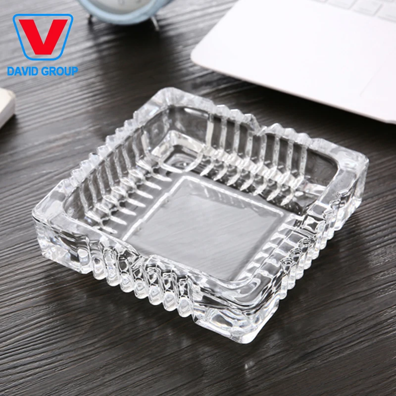 Wholesale High Quality Clear Glass Ashtray Crystal Ashtray