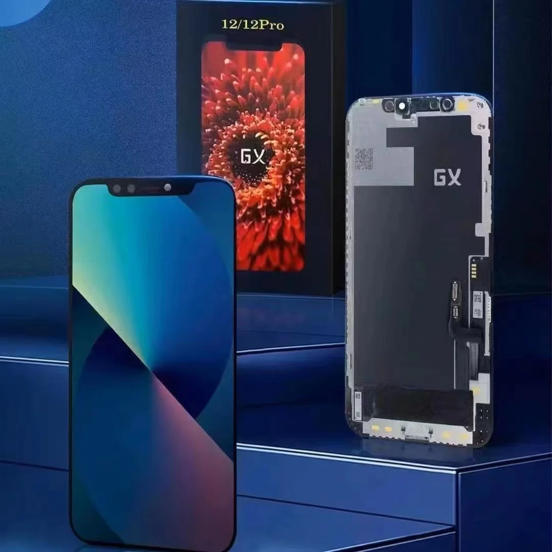 popular Soft Hard Gx Oled Screen For Iphone X Xs 11 12 Pro Max Lcd Touch Screen For 12 13 14 12 Mini Lcd Dsiaplay Replacement