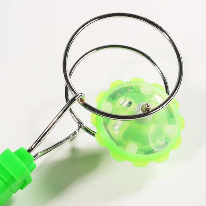 Magnetic Spinner Wheel Magic Spin LED Colorful Light Up Spinner YoYo Toys Gift for Kids
