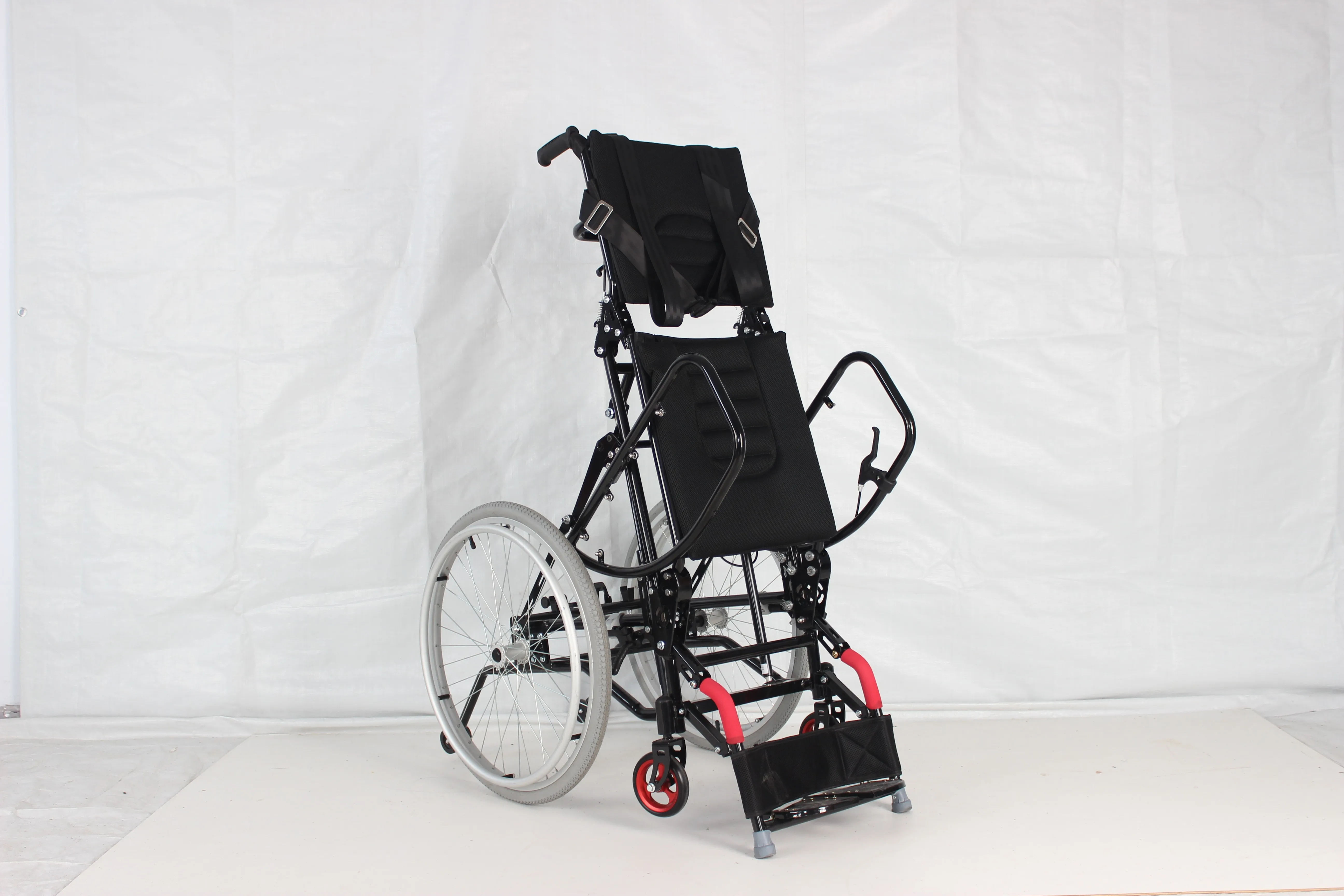 2024 good sell  portable electric wheelchair  manual wheelchair products for the disabled standing wheelchair  factories price