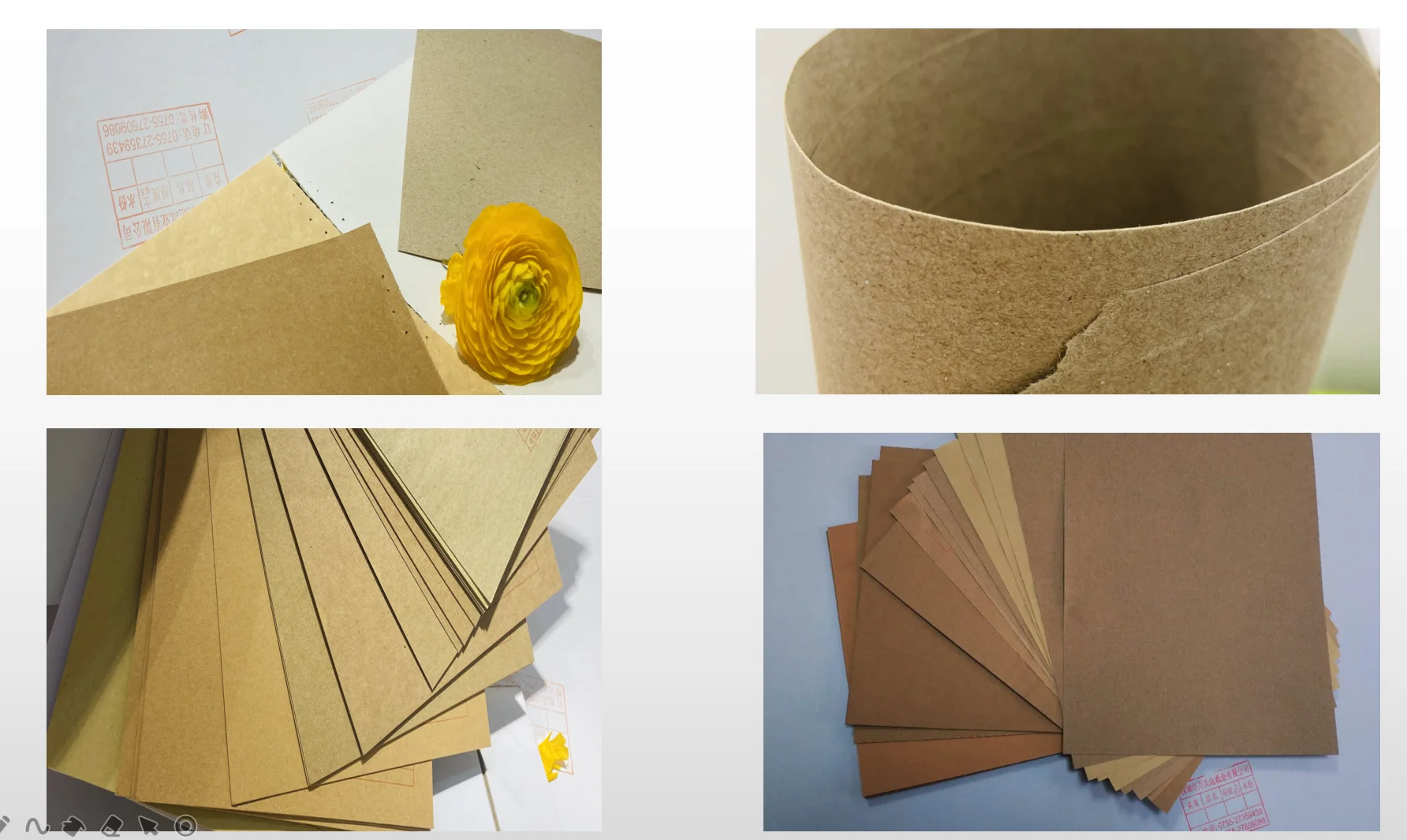 Handbag Packaging  Kraft Paper 200 GSM Brown Kraft Paper Kraft Paper
