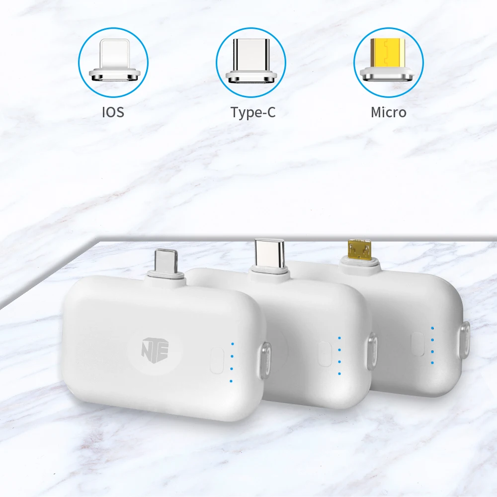 Wholesale IPSKY mobile phone travelling Portable magnetic qi wireless charger finger power bank 4 in 1 small mini powerbank