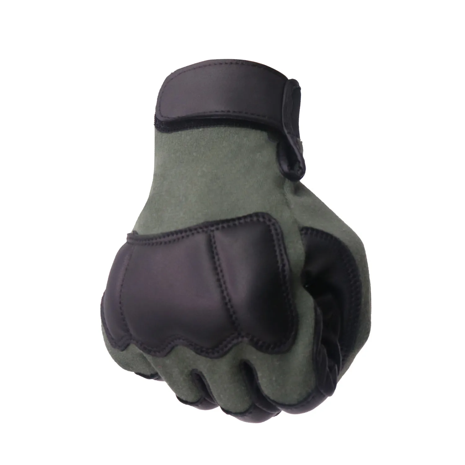 PRISAFETY Premium Genuine Grain Goatskin Wear Resistant Tactical Men Shooting Military Fire Fighting Gloves