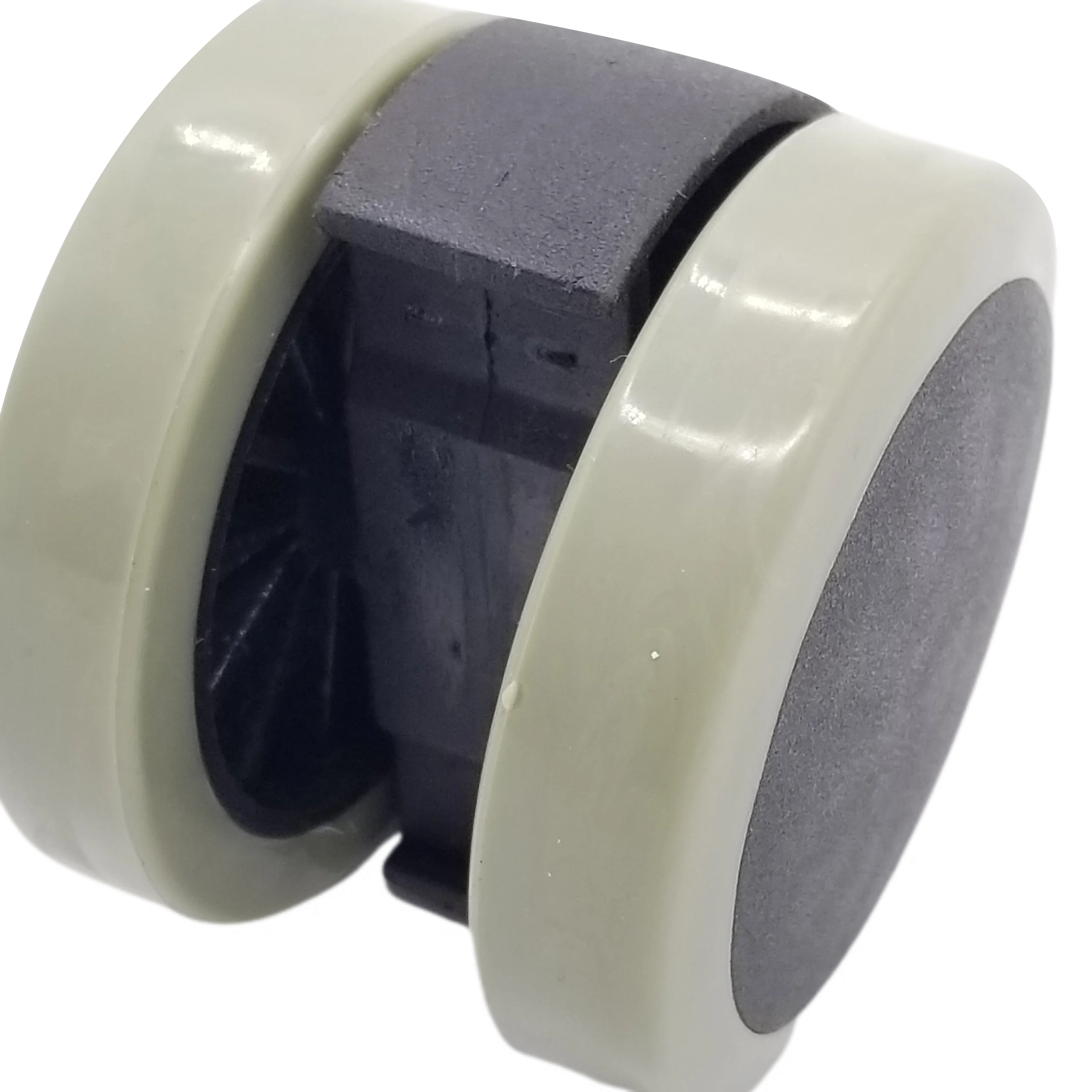 Wholesale Durable Silent Swivel 60mm TPE Swivel Double Nylon Caster Wheel For Chair