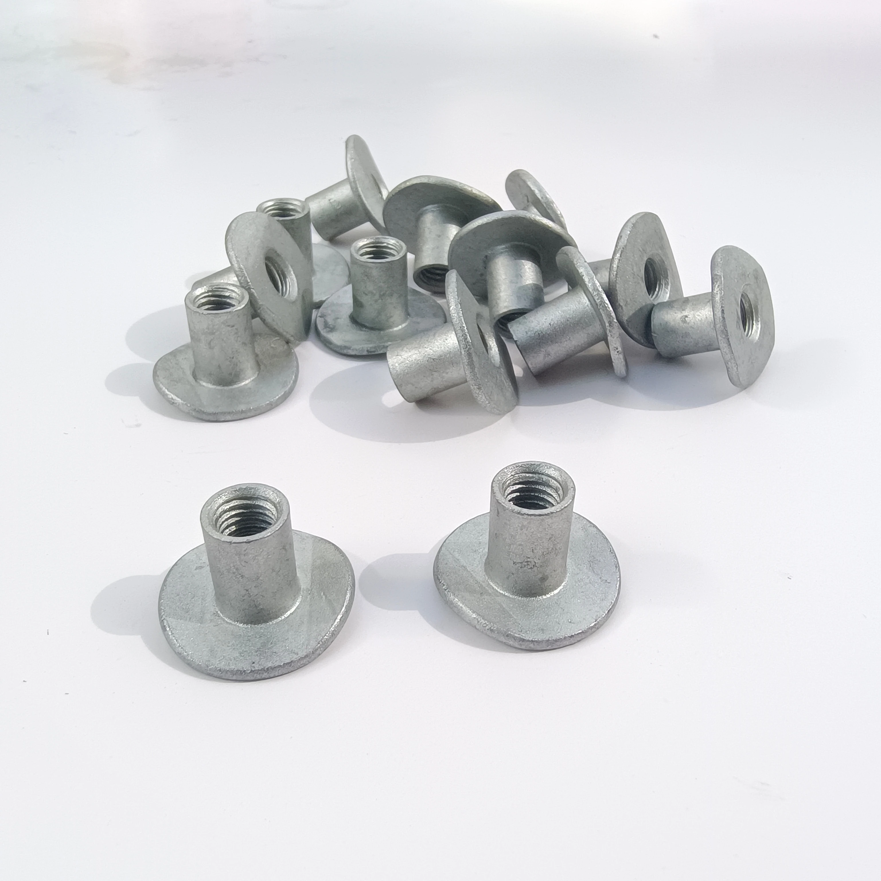 Injection Molded  FLANGED Guard Collar Bushing COLLAR  Round Base Plain protection ring Round Base T Nut climbing T-cap nuts