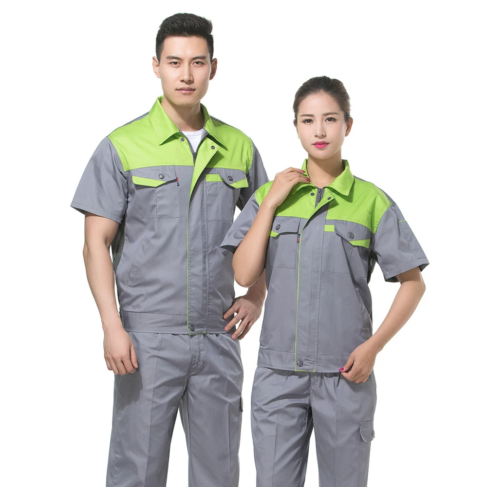 Factory direct professional driver uniform custom logo work clothing for workers laborers 4S shops overall
