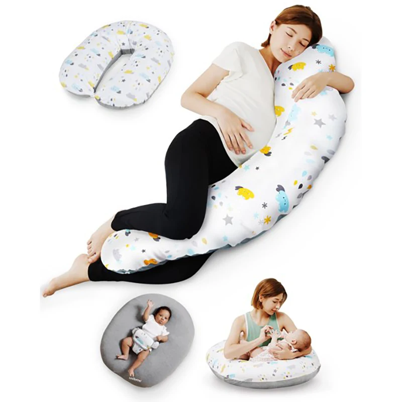 Breathable Materials 7-in-1 Full Body Newborn Lounger multifunction nursing pillow baby maternity