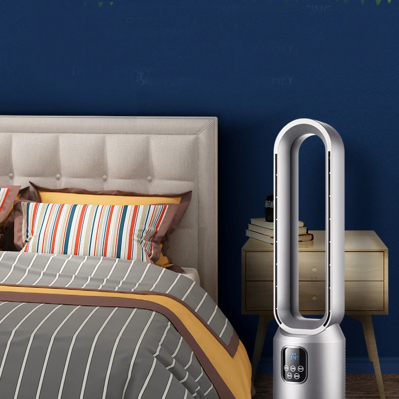 2023 new style  bladeless fan Air Circulator Fan for Home kitchen office quite and colding easy to clean space-saving