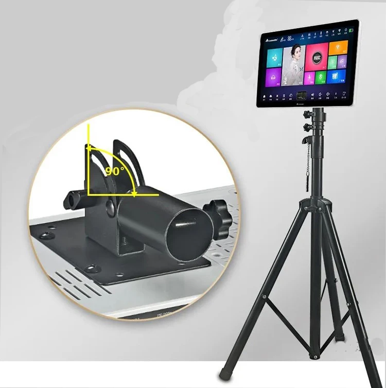 18,5 'беспроводной сенсорный экран все-в-одном мобильный портативный открытый караоке-аппарат