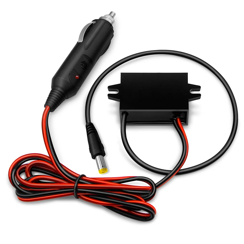 XWST DC DC Converter 24V to 12V 1-5A Car Power USB Output Power Adapter DC Port Car Cigar Lighter Port