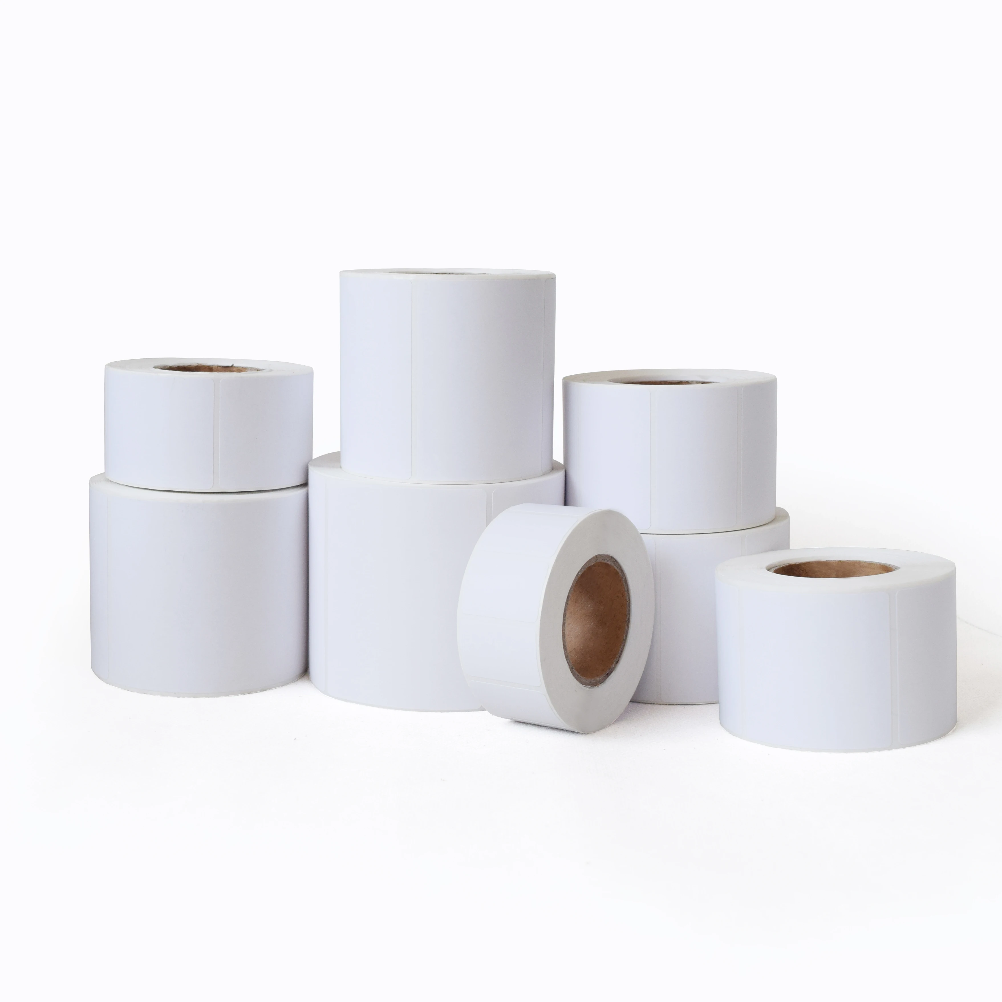 80gsm Self Adhesive Semi Gloss Paper Sticker Coated Matte Paper Thermal Label Printing Jumbo Rolls