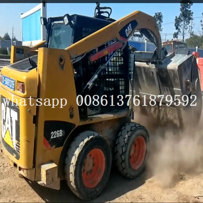 second hand small skid steer loader caterpillar 226b for sale  used mini skid steer loader diesel