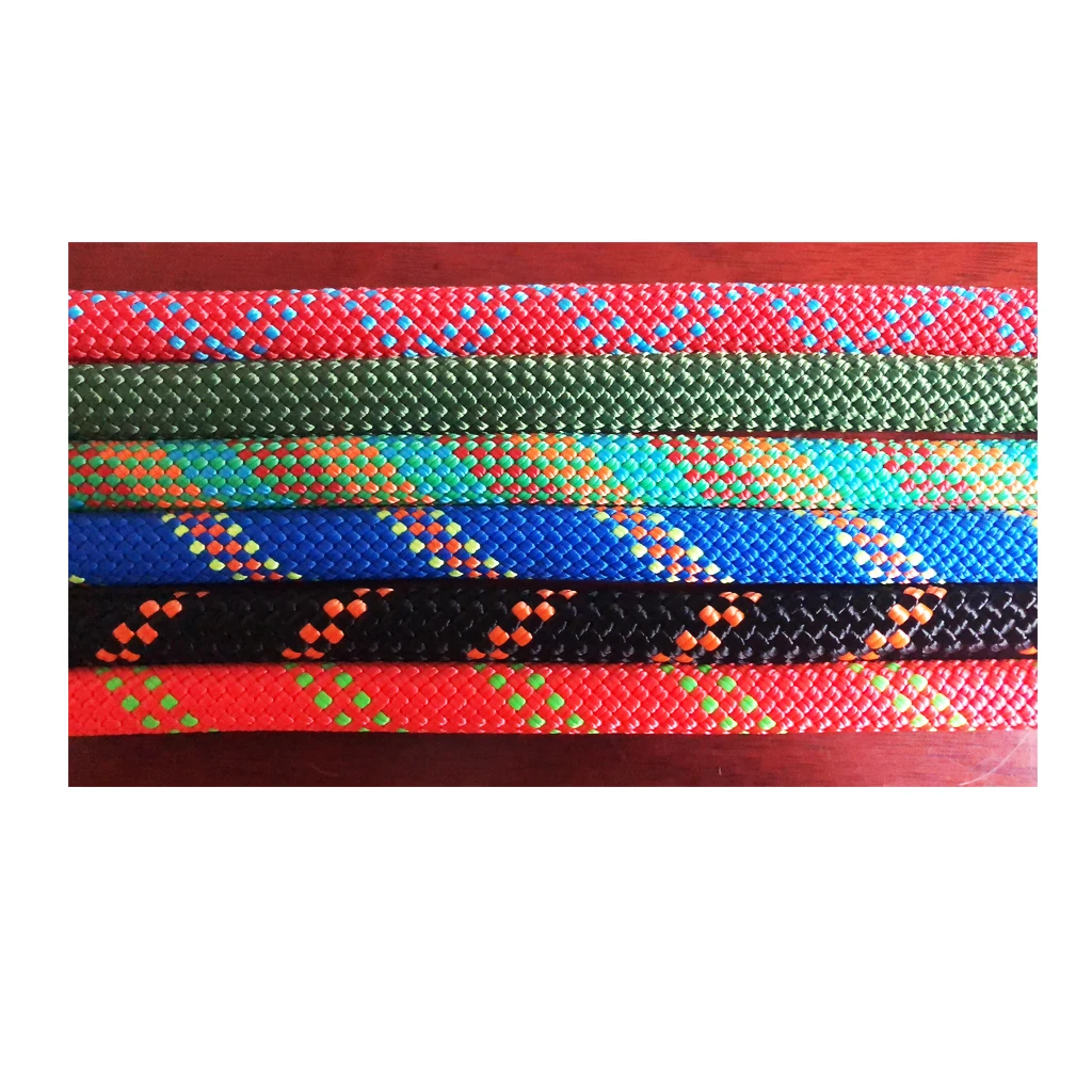 9mm army green double Braided Nylon solid  Colorful Yacht Rope