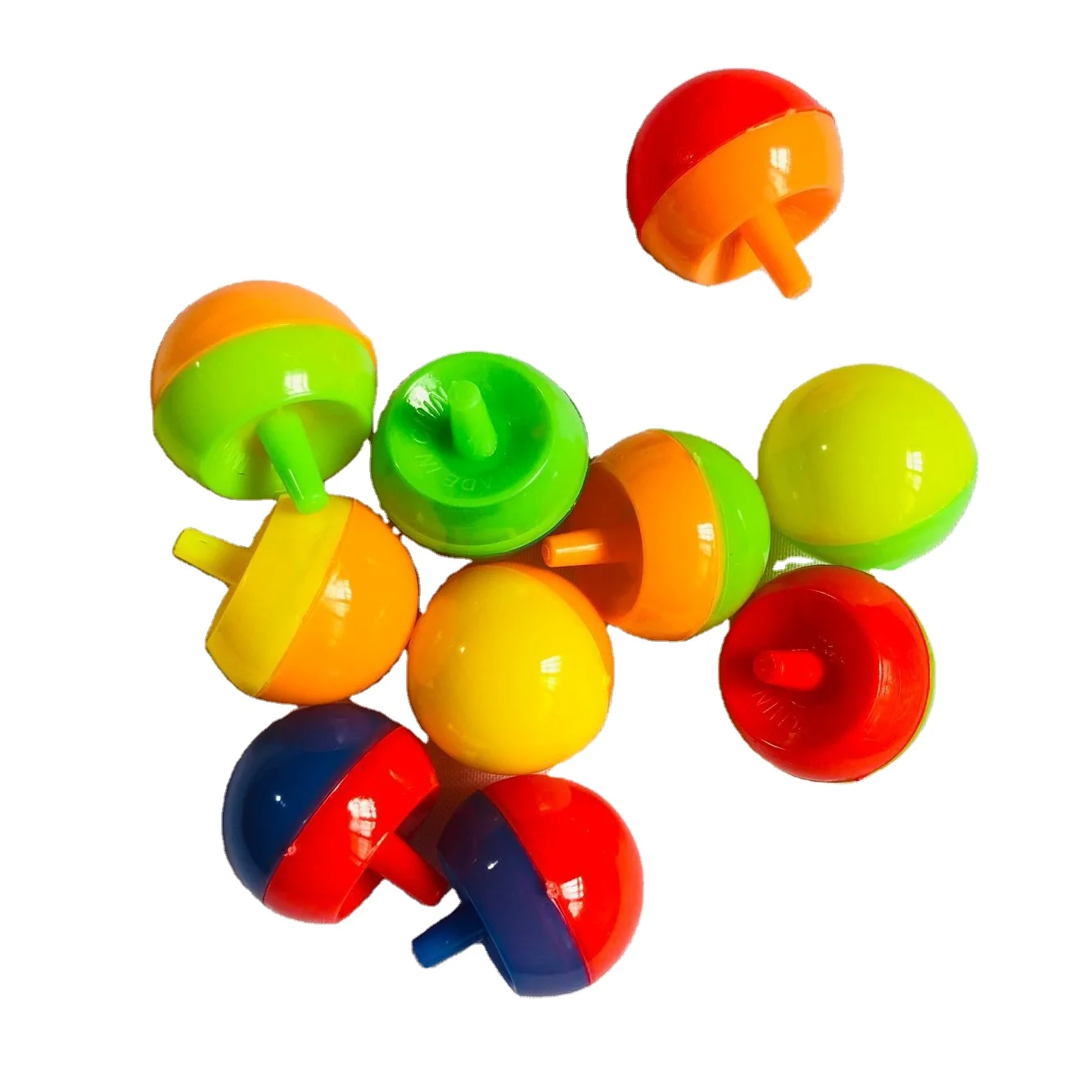 Factory Price New PVC Plastic Children Promotional Spinning Tops Custom Diverse Mini Finger Spinning Tops