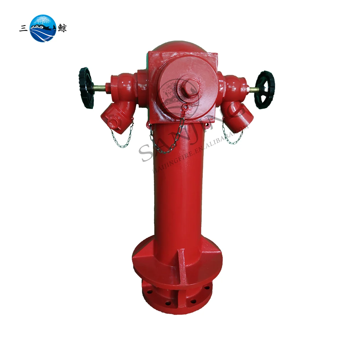 Hot Sales Fire Fighting Equipment 4inch Double Outlet Outdoor Wet Type 2 Way Pillar Fire Hydrant
