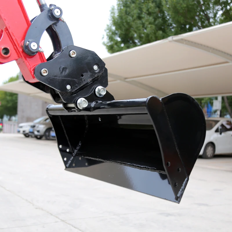 Chinese mini excavator Accessories auger tilting bucket apply to 1 ton 2 ton mini excavators