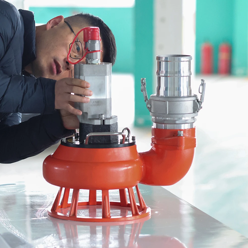 Selam 4 inch hydraulic sewage pump used in water emergency rescue