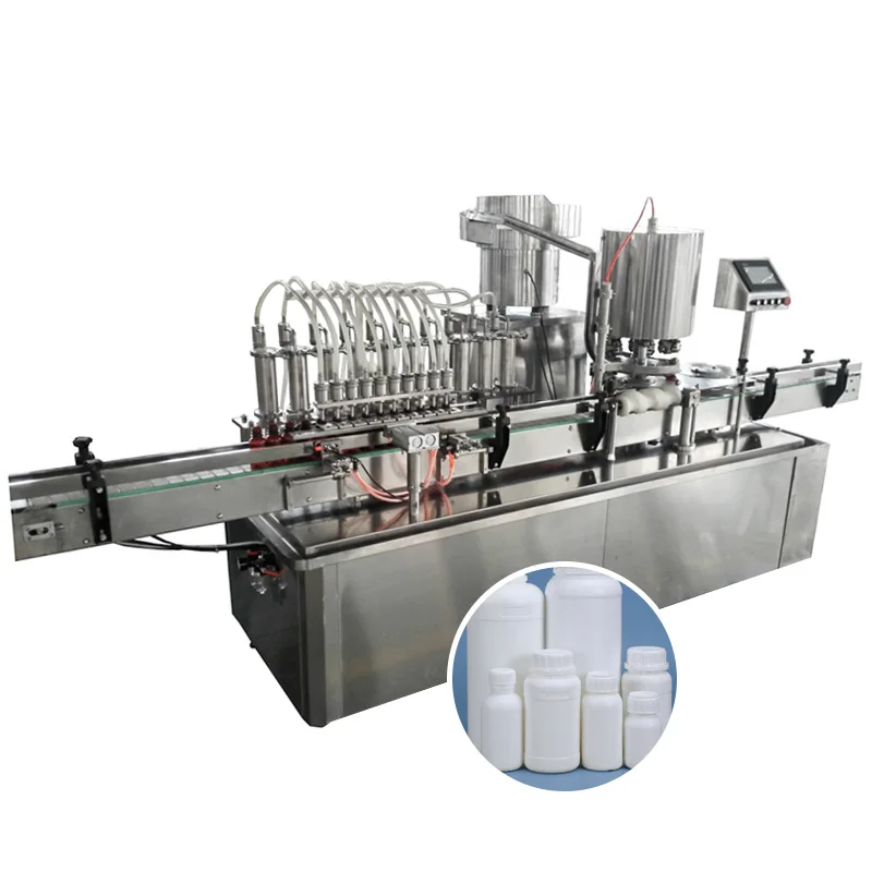 Hot sale glass and plastic bottle automatic liquid filling machine/ pot filling machine