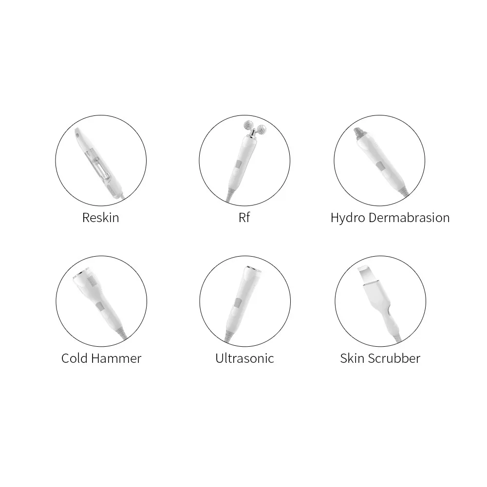 DIMEI Reskin Needle Free Mesotherapy Skin Care Beauty Equipment Ultrasonic Skin Scrubber Facial Hydro Dermabrasion Machine