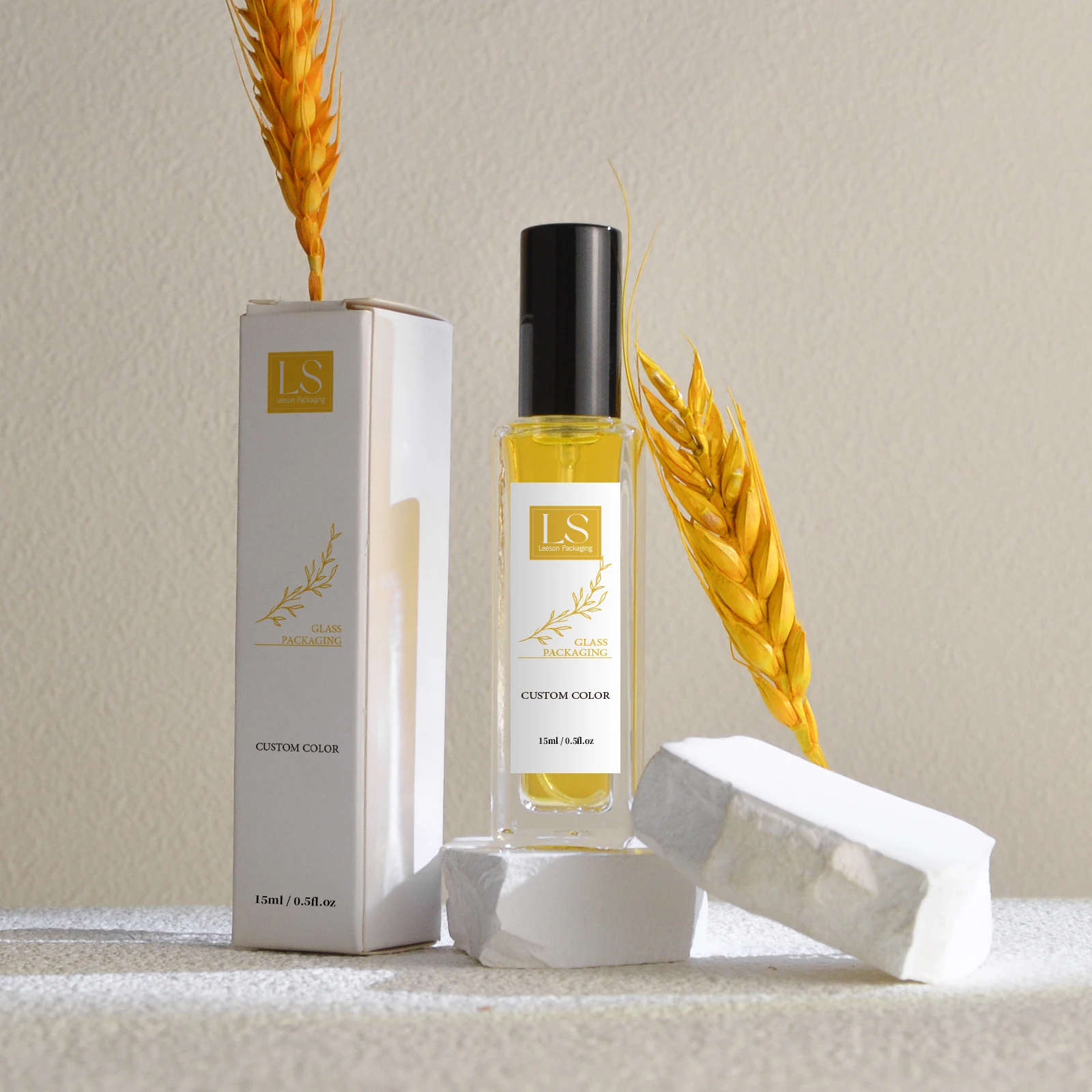 Custom Logo 5ml 15ml Empty Oud Parfum Skincare Bottle Square Packaging Gift Box Luxury Empty Fragrance Perfume Box Packaging