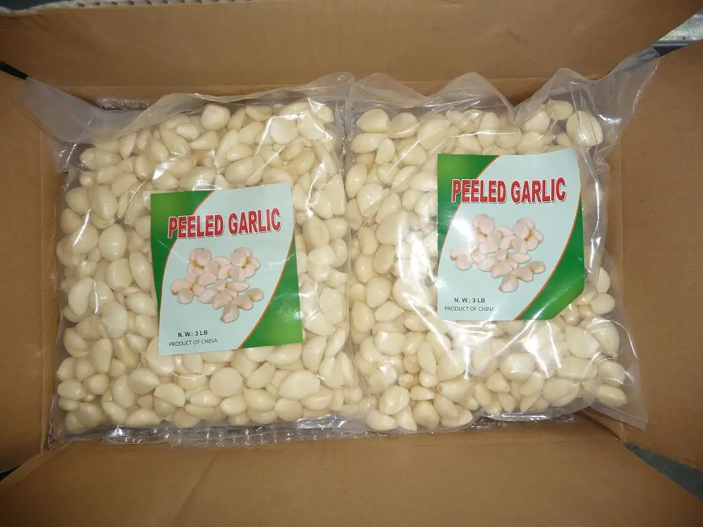 China Fresh Peeled Garlic Cloves Manufacturer Wholesale Garlic Peeled Packed In Vacuum Nitrogen Bag And Jar