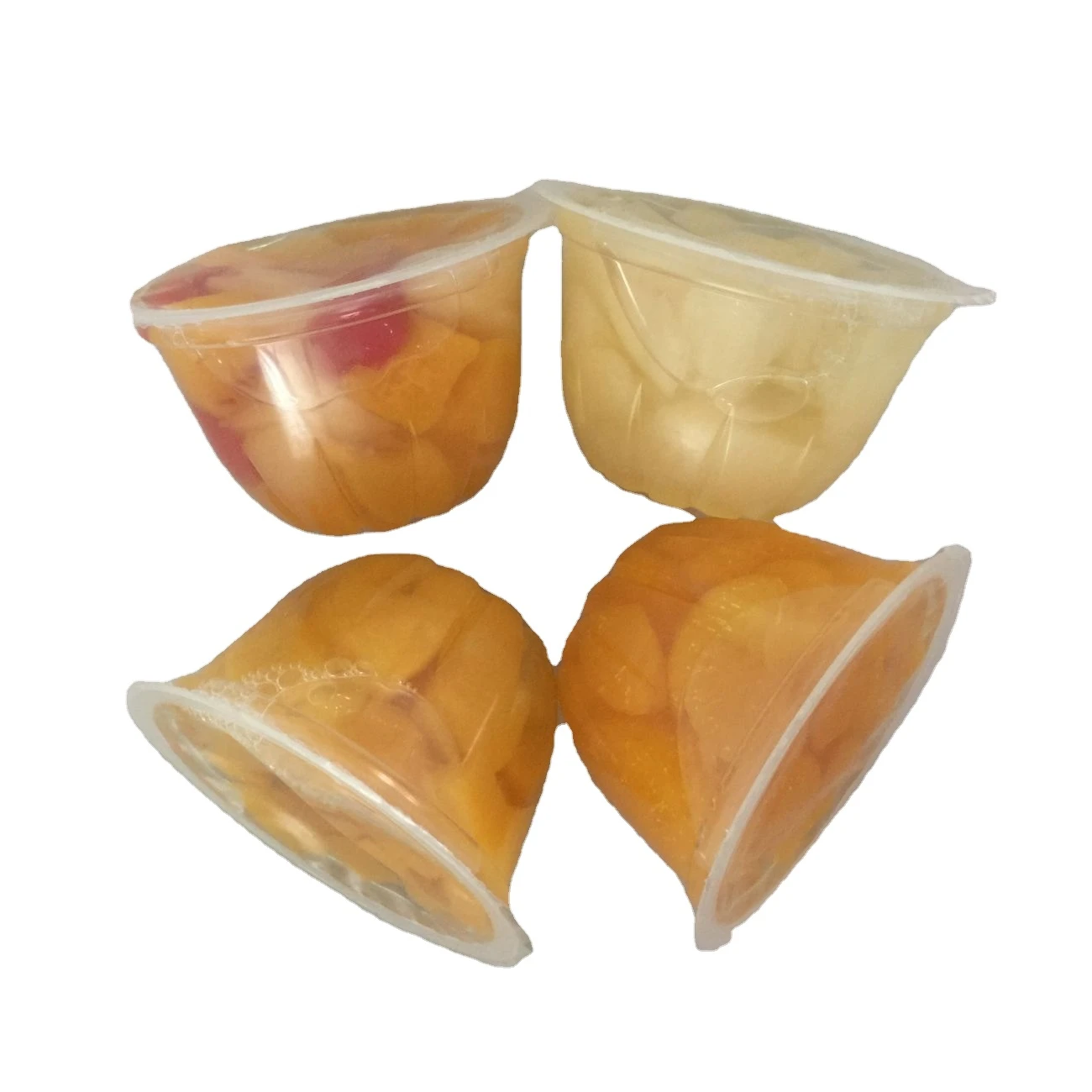 Фруктовая чашка 4 унции консервированный персик/груша/Мандарин Апельсин/фруктовый коктейль в соке