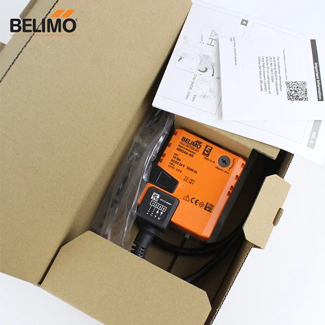 BELIMO NM24A-SR модуляционный демпфер привод поворотный 10 нм AC/DC 24 V 150 s IP54 в наличии HVAC ручная обратная связь