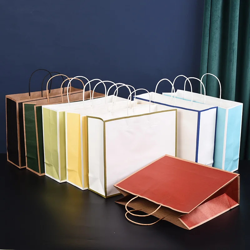 Wholesale Custom logo Paper Bag Cute High Quality Cheaper Gift Packaging Ready to Ship Bags Direct