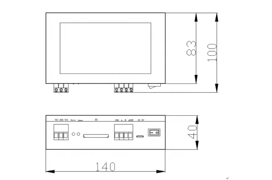 XB-C100 DMX daddress writer Сенсорная панель 512 IC light Chip TM512 UCS512 SM16512 SM17512 dmx code