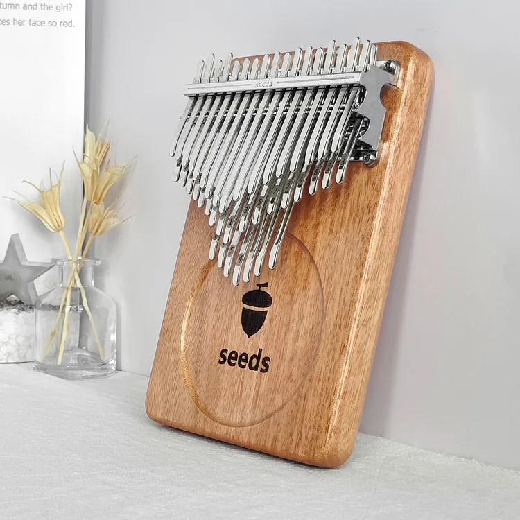 41 Keys Seeds Okoume Wood Kalimba Accurate Tuning Three Layers Keys Thumb Piano  Finger Piano Kalimba  Musical Instrument