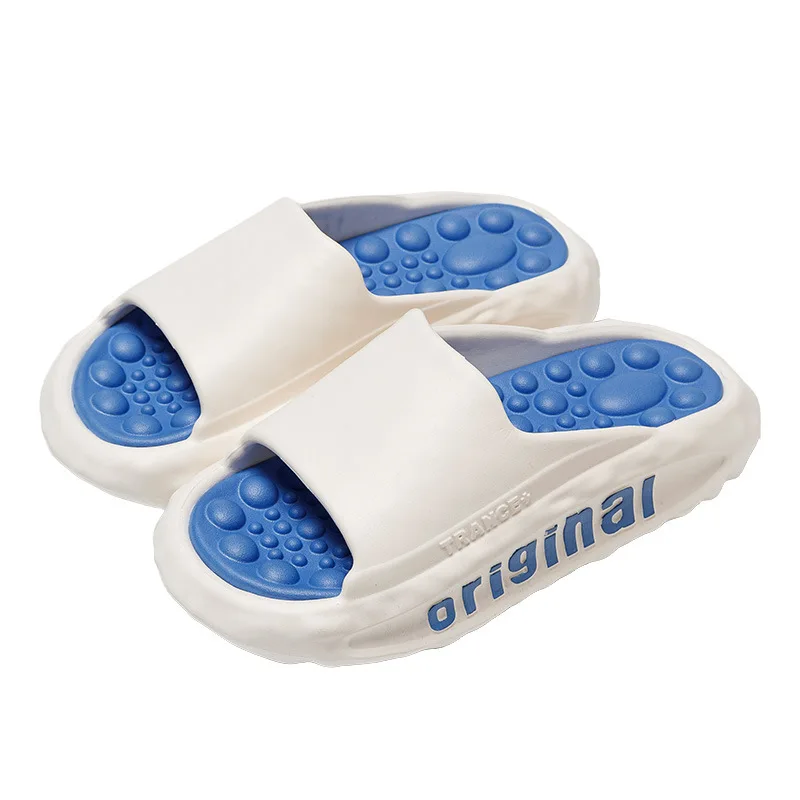 New Summer EVA Thick Bottom Anti slip and Wear Resistant Flip Flops For Men Massage Slippers Massage Socks For Feet