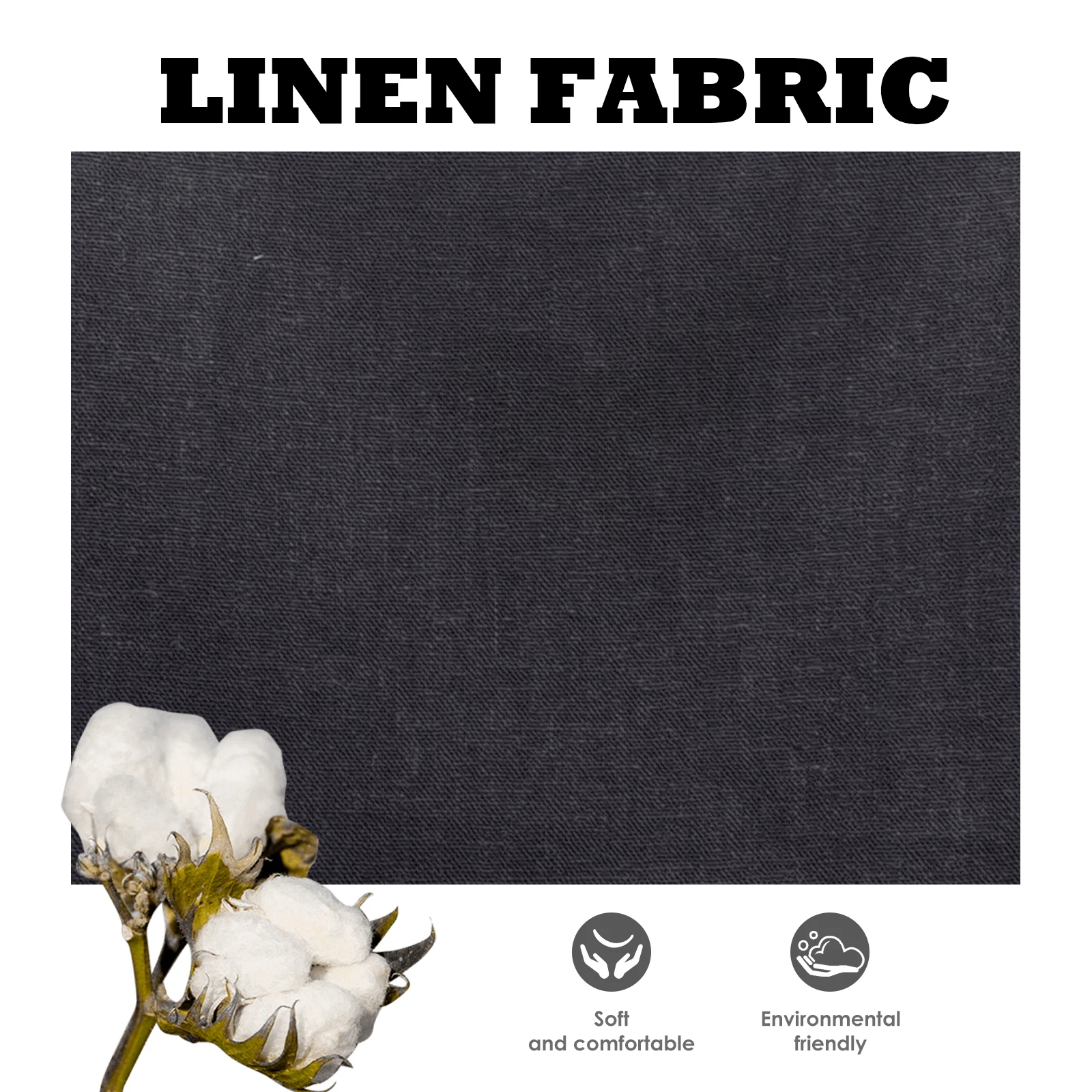 Breathable 10S Linen Cotton Fabric for Women Clothing Shirts Dresses